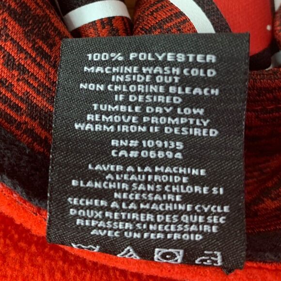 NBA Official Chicago Bulls Full Zip Warm Up Track Jacket Fleece Lined Size L - Picture 9 of 9